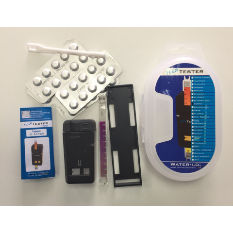Тестер FlexiTester Kit для визначення рівня міді у воді, 0.0-5.0 мг/л