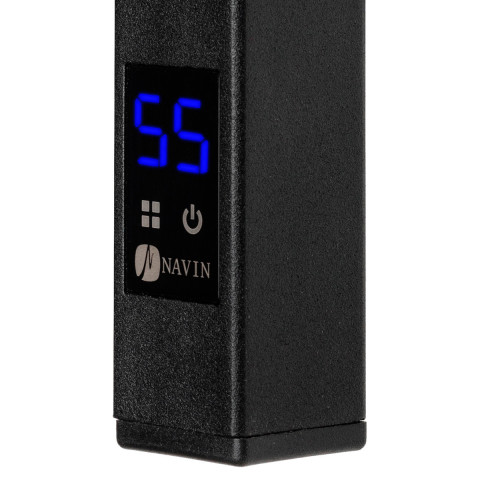 Рушникосушка електрична NAVIN Largo 500х800 Sensor права (чорний муар)