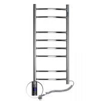Сушарка для рушників електрична NAVIN Камелія 360х800, сенсор з таймером (правобічна) хром