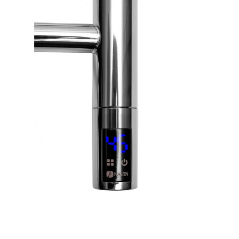 Сушарка для рушників електрична NAVIN Камелія 360х800, сенсор з таймером (правобічна) хром