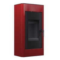 Сталева піч BOKAR 4380 (9,0 кв) white ceramatex Red