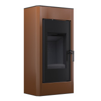 Сталева піч BOKAR 4380 (9,0 кв) white ceramatex Brown