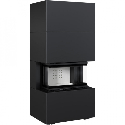 Камінна топка Kratki NBC 7 в корпусі HOME EASY BOX сталевий - чорний