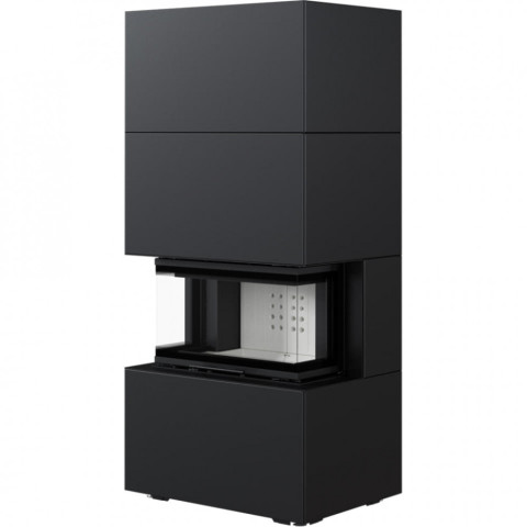 Камінна топка Kratki NBC 7 в корпусі HOME EASY BOX сталевий - чорний