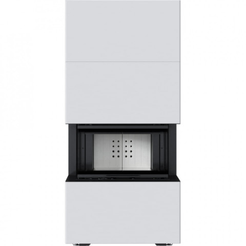 Камінна топка Kratki NBC 7 в обудові HOME EASY BOX стальний - білий