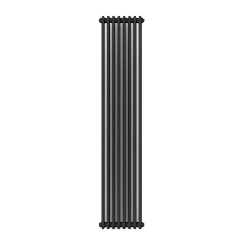 Вертикальний радіатор Calidum 2-8 380х1800, anticor, чорний муар
