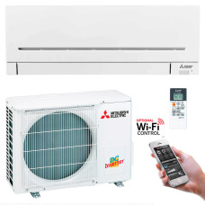 Кондиціонер інверторний до 50 м² Mitsubishi для дому Electric MSZ-HR50VF/MUZ-HR50VF Wi-Fi підходить для обігріву до -10 °C