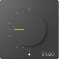 ENGO ESIMPLE230B Дротовий добовий термостат, 230В (чорний)