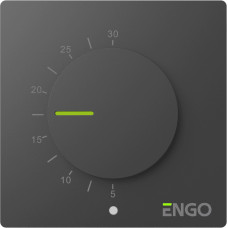 ENGO ESIMPLE230B Дротовий добовий термостат, 230В (чорний)