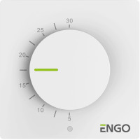 ENGO ESIMPLE230W Дротовий добовий термостат, 230В (білий)