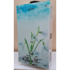 Водонагрівач газовий DION  JSD 10 дисплей (квiтка) White Flower