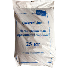 Фильтрационный кварцевый песок QuartzLine 0.5-1.2 мм, 25 кг — арт. 5010512