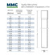 Труба ПВХ напірна клейова MMC (ммс) PN10, D125 мм