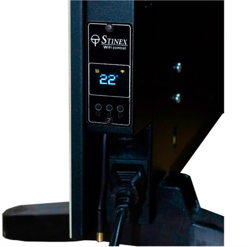 Обігрівач керамічний до 14 м2 Stinex PLC-T 350-700/220 Wi-Fi лофт (60 х 60 см) 700 Вт з терморегулятором