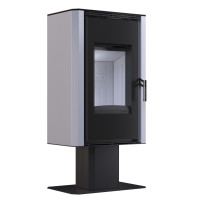 Сталева піч BOKAR 4380 (9,0 кв) White
