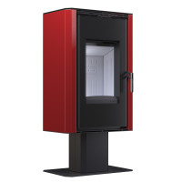 Сталева піч BOKAR 4380 (9,0 кв) Red