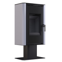 Сталева піч BOKAR 4380 (9,0 кв) White