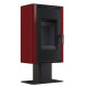 Сталева піч BOKAR 4380 (9,0 кв) Red