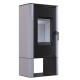 Сталева піч BOKAR 4380 (9,0 кв) White