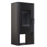 Сталева піч BOKAR 4380 (9,0 кв.м) black ceramatex