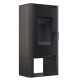 Сталева піч BOKAR 4380 (9,0 кв.м) black ceramatex