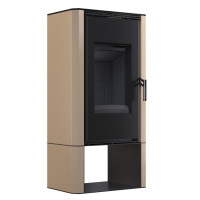 Сталева піч BOKAR 4380 (9,0 кв.м) black ceramatex Beige
