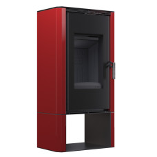 Сталева піч BOKAR 4380 (9,0 кв.м) black ceramatex Red
