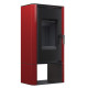 Сталева піч BOKAR 4380 (9,0 кв.м) black ceramatex Red