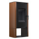 Сталева піч BOKAR 4380 (9,0 кв.м) black ceramatex Brown