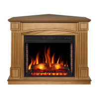 Камінокомплект універсальний 2в1 ArtiFlame Boston AF28S (114 х 90.3 х 32 см) світлий дуб зі звуком