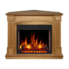 Камінокомплект універсальний 2в1 ArtiFlame Boston AF28S (114 х 90.3 х 32 см) світлий дуб зі звуком