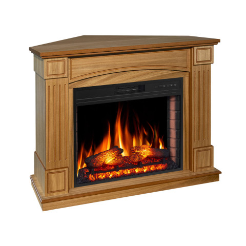 Камінокомплект універсальний 2в1 ArtiFlame Boston AF28S (114 х 90.3 х 32 см) світлий дуб зі звуком