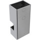 Польська камінна топка на дровах до 70 м² в обудові HOME EASY BOX стальний  - білий Kratki NBC 7 7 кВт