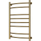 Водяна нержавіюча рушникосушка Камелія 500х800 бронза