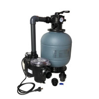 Фільтраційна установка для басейну AQUANT T712D400FFL051 6 м³/год. Підходить до каркасних басейнів