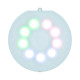 Прожектор Flexi V1 RGB, 12V, 22W, 1100 lm, та лицьовою панеллю пластик. Білою (без закладної ніши)