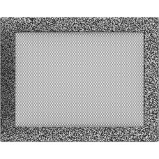 Камінна решітка Kratki чорно-срібна 22x30