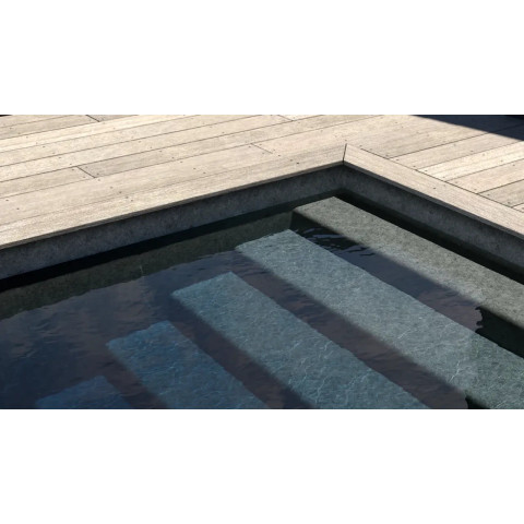 ПВХ-плівка для басейну Aquasense Granit Grey 1.65×25 м, 1.8 мм