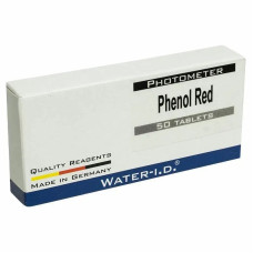 Таблетки рН Phenol Red, для тестера Водневий показник 6,5-8,4 мл/л (50 шт/уп, блістер 10 шт) PrimeLab/PoolLab