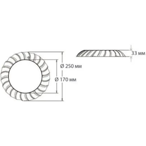 LED прожектор для басейну Linex NLP6 RGB 18 Вт, 252 led (пластик)