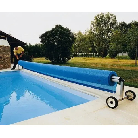 Ролета навивальна для солярної плівки Vagner Pool 3.7 - 5.4 м, пересувна