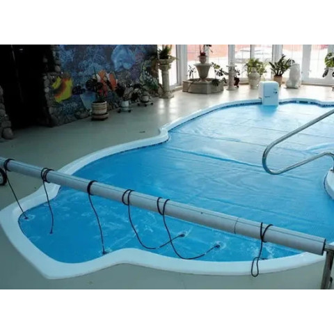 Ролета навивальна для солярної плівки Vagner Pool 5.4 - 7.1 м, мобільна, комплект