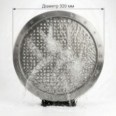 Гейзер для басейну круглий Діаметр 320мм. Висота 100мм. 2