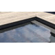 ПВХ плівка для басейну AVfol RELIEF - AR – 3D BLACK MARMOR, 1.6 мм, 1.65 м - протиковзна