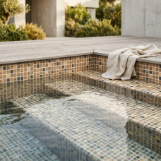 ПВХ плівка для басейну AVfol DECOR - ADP – MOSAIC SAND, 1.5 мм, 1.65 м – протиковзна