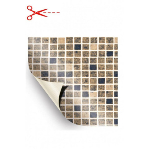 ПВХ плівка для басейну AVfol DECOR - ADP – MOSAIC SAND, 1.5 мм, 1.65 м – протиковзна