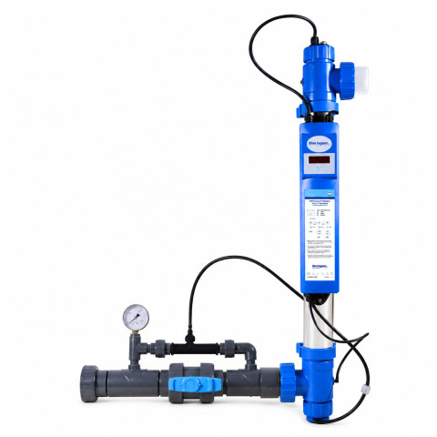 Ультрафіолет для басейну, комплект лампи Blue Lagoon UV-C, 75x Вт із озонатором для солоної води