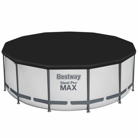 Каркасний басейн Bestway 5618W (396х122 см) з картриджним фільтром, драбиною та захисним тентом
