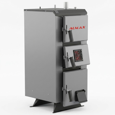 Котел твердопаливний до 310 м² з автоматикою Almax Class C, 31 кВт тривалого горіння