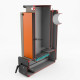 Шахтний котел до 120 м², сталь 5 мм, Bizon FS Еко Термо 12 кВт